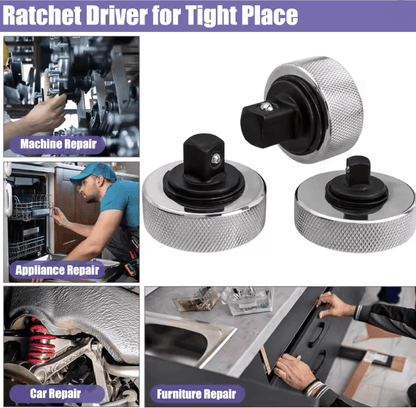 PalmGrip Reversible Mini Ratchet Wrench Set 3
