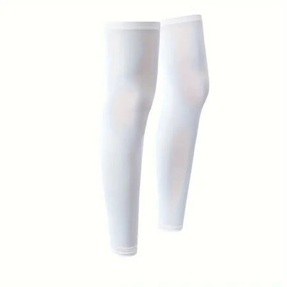 HighElastic Breathable Sun Protection Leg Covers For Cycling Running And Outdoor Sports 9
