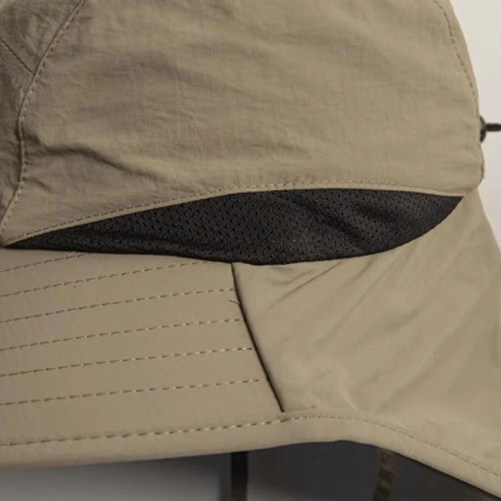 Unisex Wide Brim QuickDrying UV Protection Sun Hat With Neck Cover 2