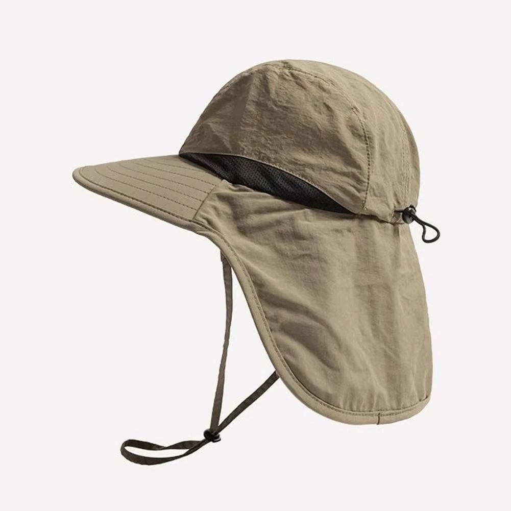 Unisex Wide Brim QuickDrying UV Protection Sun Hat With Neck Cover 4