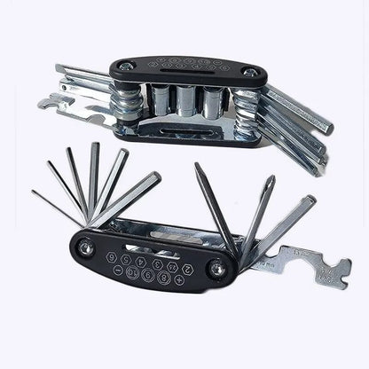 16in1 Portable Bicycle MultiTool Kit For Mountain And Road Bike Repair 3