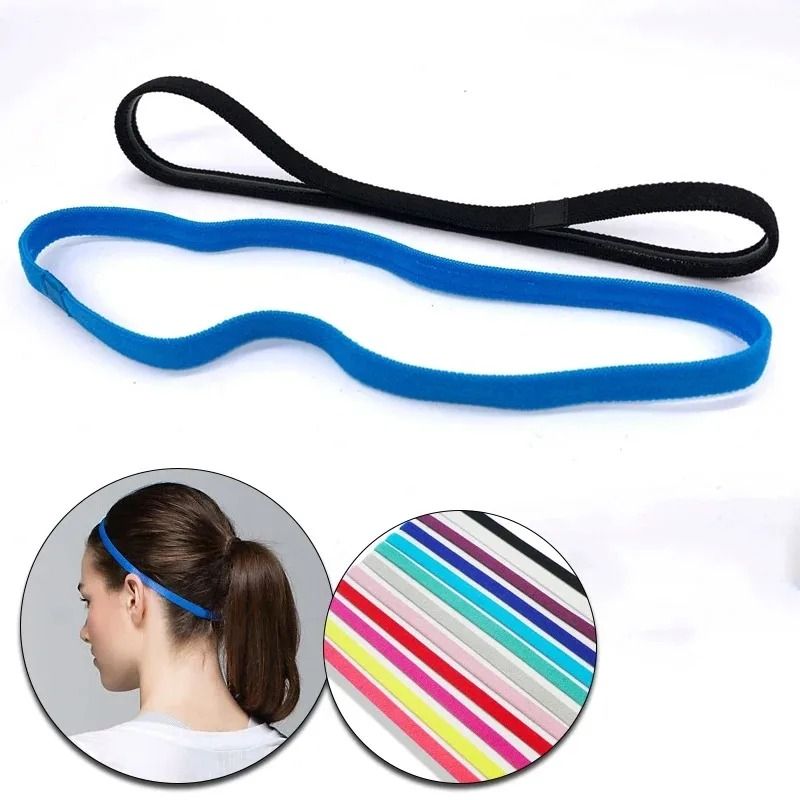 5Pack Elastic Sports Headbands For Yoga Running And Fitness 1