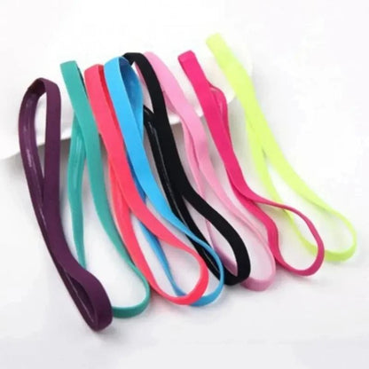 5Pack Elastic Sports Headbands For Yoga Running And Fitness 2