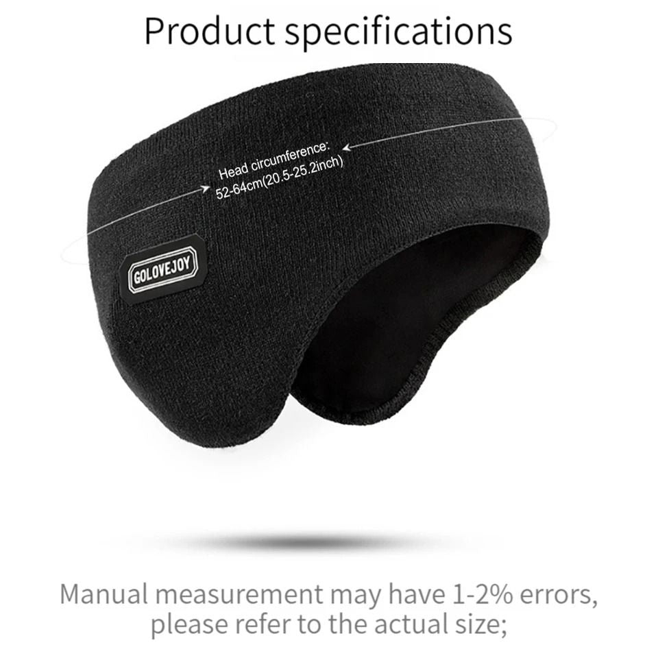 Soft Plush Winter Earmuffs For Men And Women  Warm Elastic And SkinFriendly Ear Protection 3