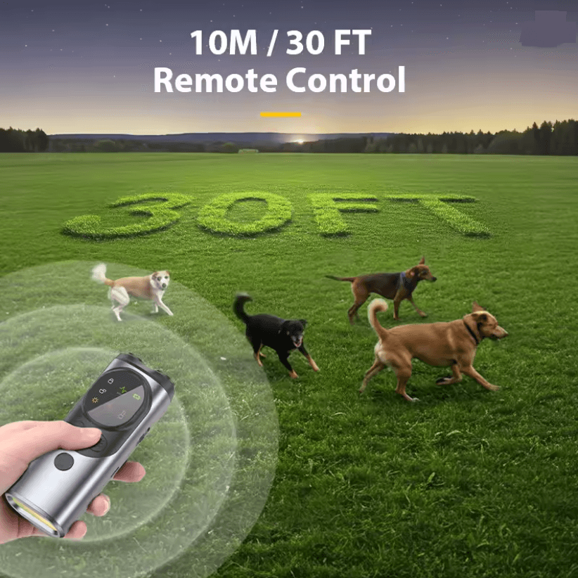 ROJECO Ultrasonic Dog Repeller And Anti Barking Training Device 3