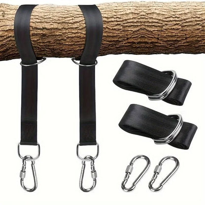 Durable Hammock Hanging Belt With Steel Hooks  Outdoor Camping And Swing Hanging Straps 3