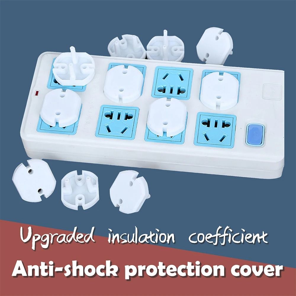 20pcs Baby Safety Socket Covers  European Standard Electrical Outlet Protectors For Childproofing 2