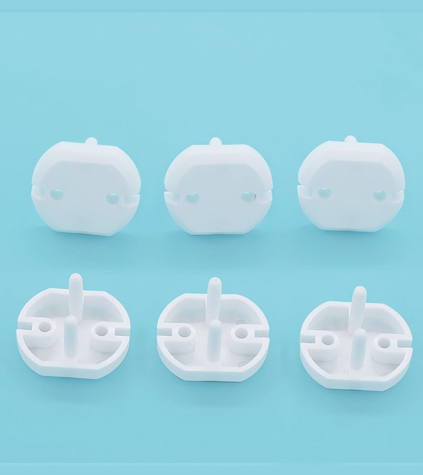 20pcs Baby Safety Socket Covers  European Standard Electrical Outlet Protectors For Childproofing 5