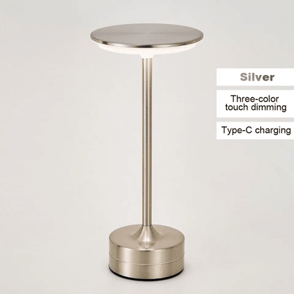 Rechargeable Touch Sensor LED Table Lamp  Wireless Night Reading Lamp 4