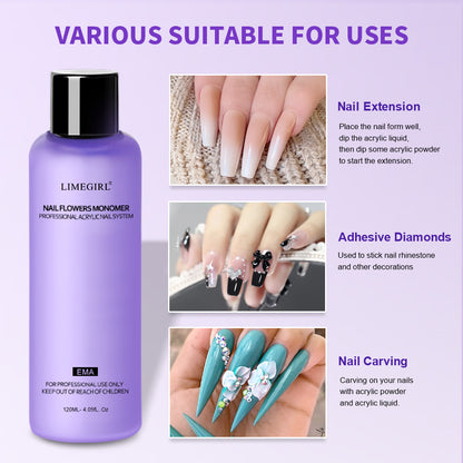 DIY Acrylic Powder Liquid Large Capacity Nail Acrylic Liquid Monomer Crystal For Nails Art 3