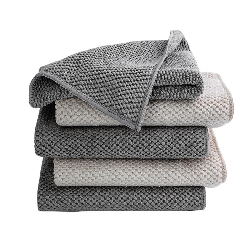 Premium Kitchen Bar Cleaning Cloth Highly Absorbing Square Towels Coffee Machine Special Rags House 5