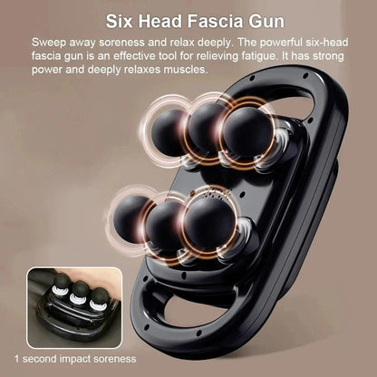 6 Head Deep Tissue Muscle Massager For Full Body Relaxation 3