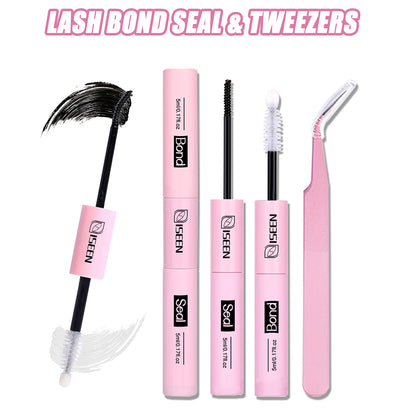 Super Hold Long-Lasting Eyelash Glue, Lash Bond and Seal, Non-Irritating DIY Lash Clusters at Home