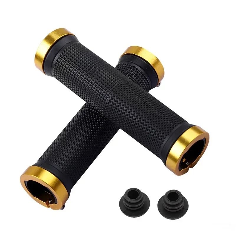 Mountain Bike Handlebar Grips  Soft AntiSlip Rubber LockOn Bar Ends For MTB And Road Cycling 9