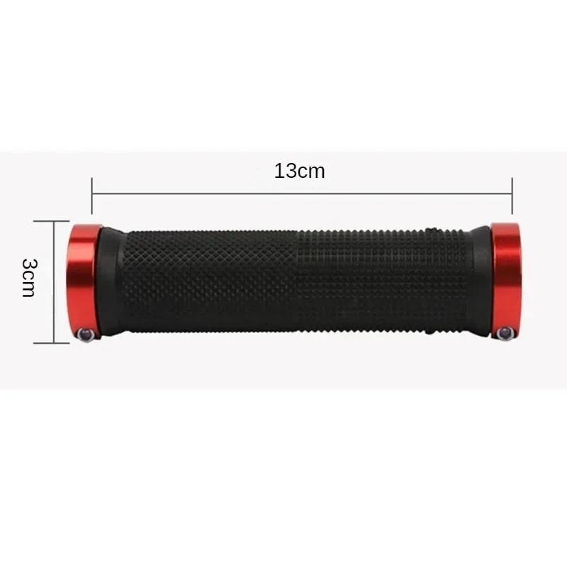 Mountain Bike Handlebar Grips  Soft AntiSlip Rubber LockOn Bar Ends For MTB And Road Cycling 2