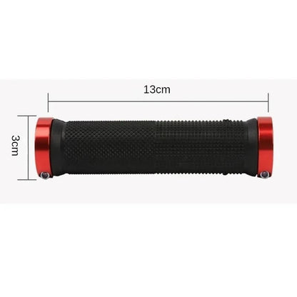 Mountain Bike Handlebar Grips  Soft AntiSlip Rubber LockOn Bar Ends For MTB And Road Cycling 2
