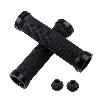 Mountain Bike Handlebar Grips  Soft AntiSlip Rubber LockOn Bar Ends For MTB And Road Cycling 7