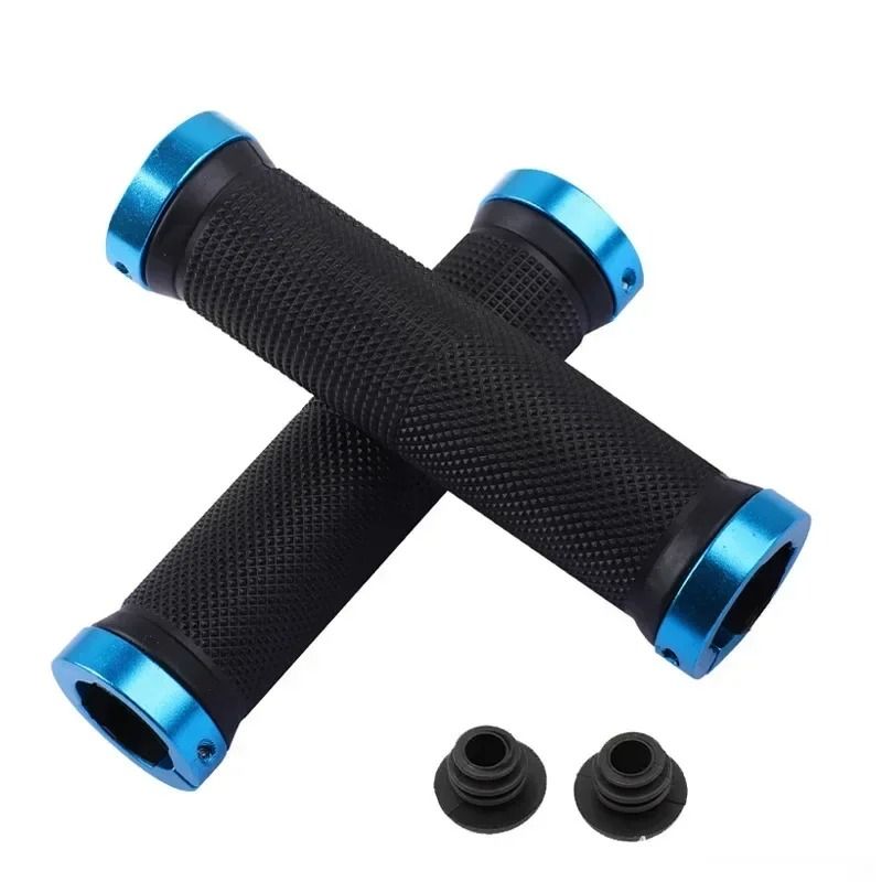 Mountain Bike Handlebar Grips  Soft AntiSlip Rubber LockOn Bar Ends For MTB And Road Cycling 8