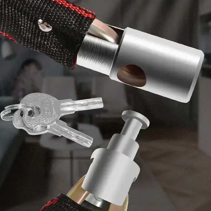 HeavyDuty AntiTheft Bicycle Chain Lock  Extra Long Stainless Steel Password Lock For Bikes And EBik 2
