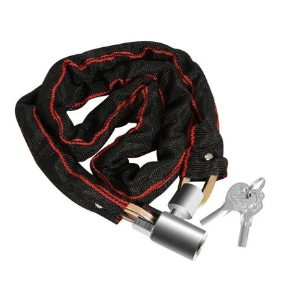 HeavyDuty AntiTheft Bicycle Chain Lock  Extra Long Stainless Steel Password Lock For Bikes And EBik 5