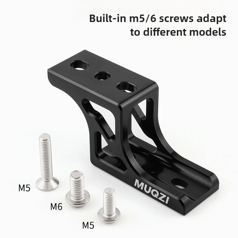 Aluminum Alloy Bike Bag Carrier Raise Adapter  Front Mount Riser For Brompton And Dahon Folding Bik 4