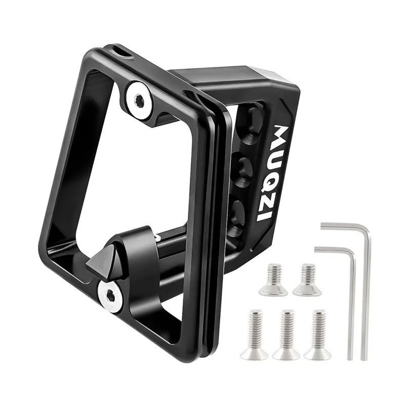 Aluminum Alloy Bike Bag Carrier Raise Adapter  Front Mount Riser For Brompton And Dahon Folding Bik 10