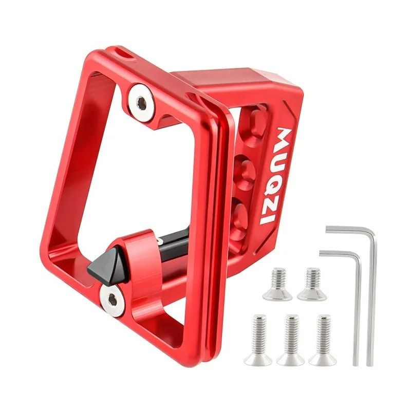 Aluminum Alloy Bike Bag Carrier Raise Adapter  Front Mount Riser For Brompton And Dahon Folding Bik 11