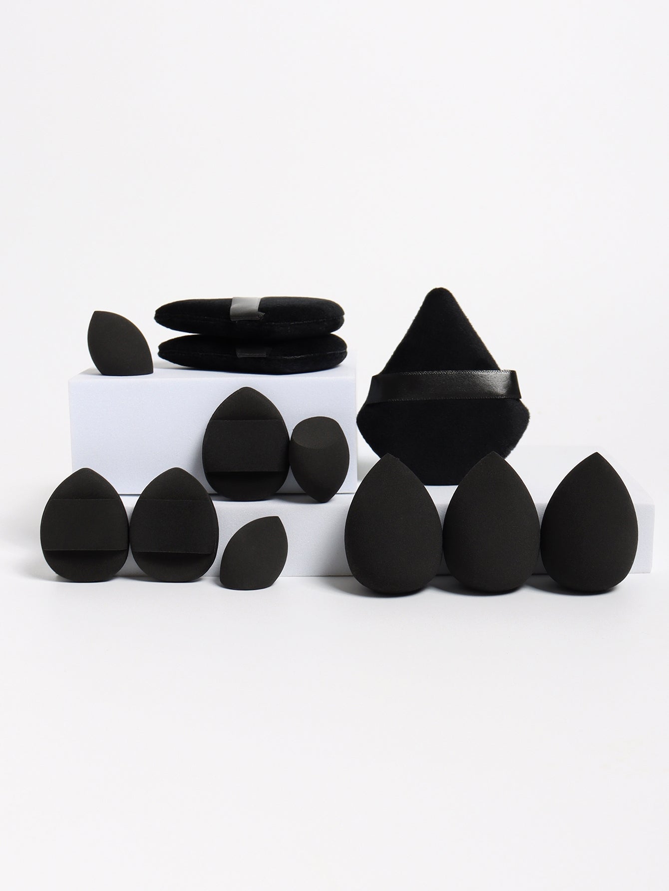 Makeup Sponge Set Loose Powder Puffs Mini Air Cushion Puffs Beauty Eggs Mini Beauty Sponges For All 13