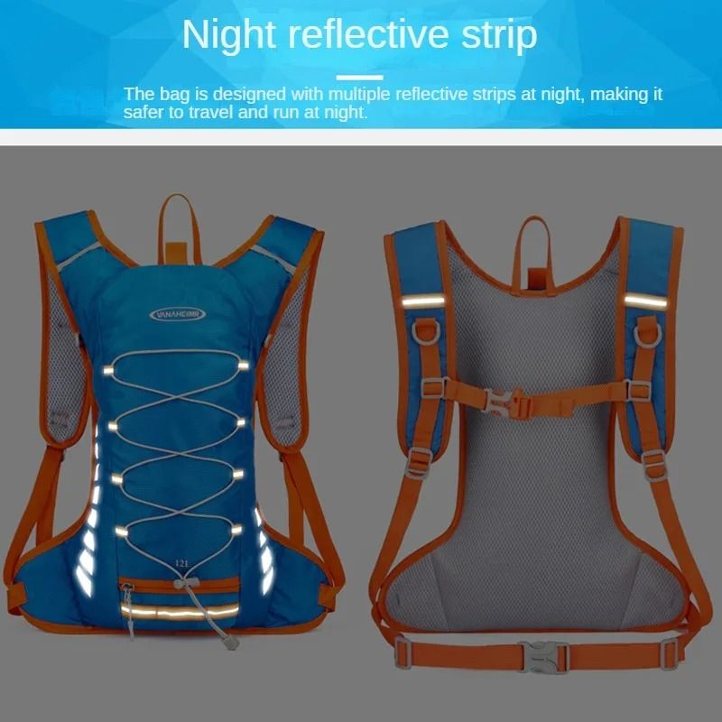 Lightweight Waterproof Outdoor Cycling Backpack  Reflective Sports Bag For Hiking Running And Mount 4