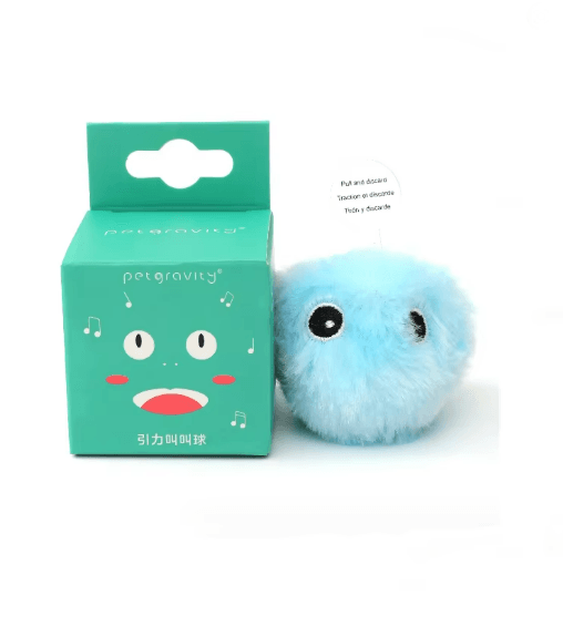Smart Plush Catnip Squeak Ball Interactive Toy For Cats 4