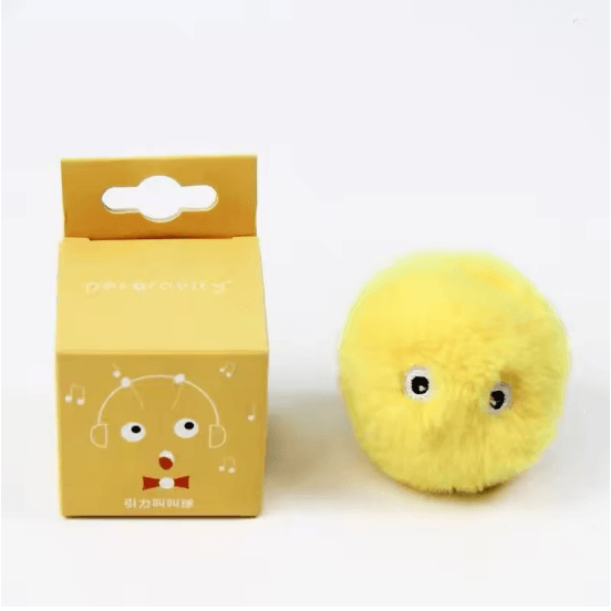 Smart Plush Catnip Squeak Ball Interactive Toy For Cats 3