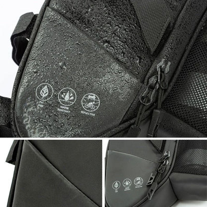 Waterproof Bike Saddle Bag  Rear UnderSeat Storage With Bottle Pocket And Reflective Strips For MTB 2