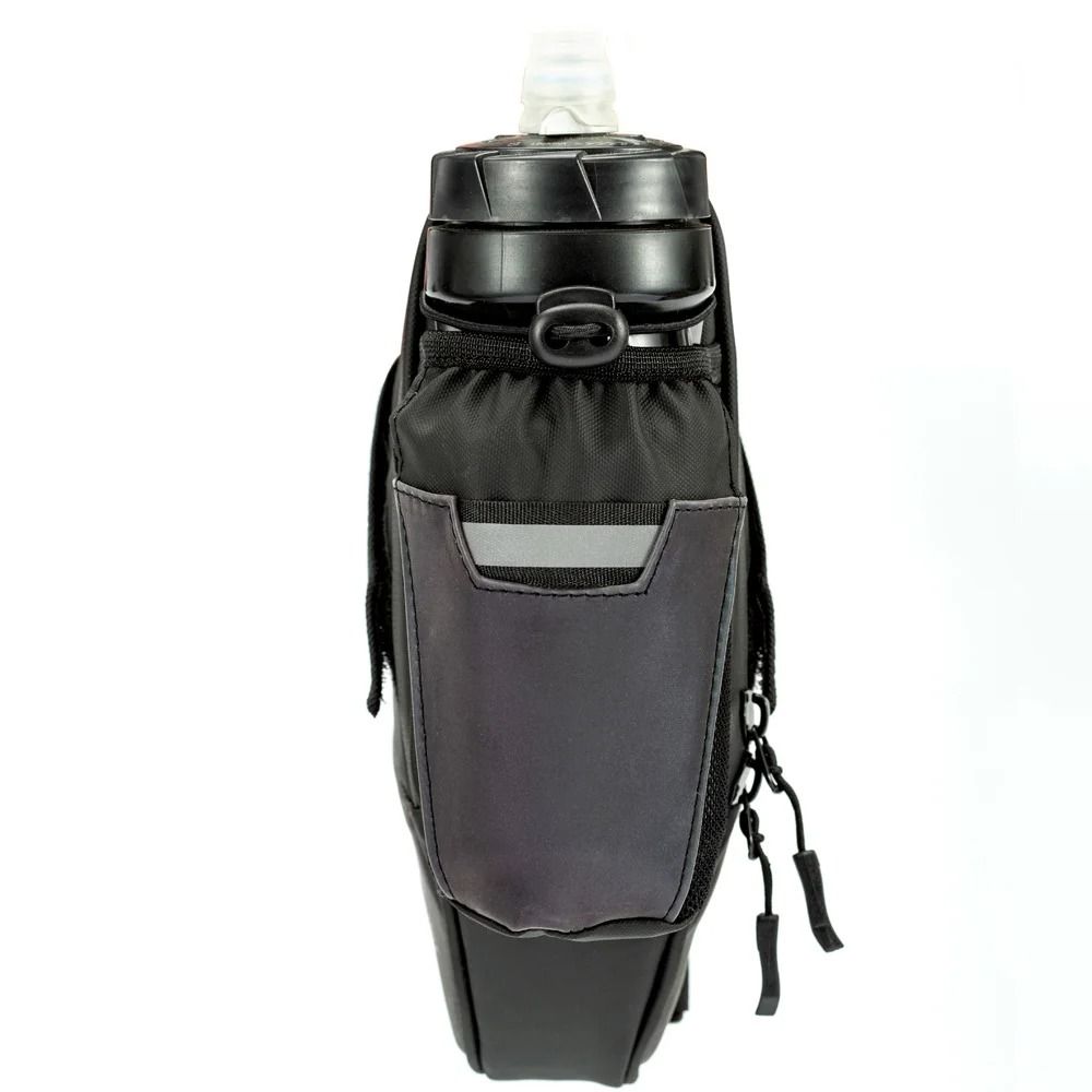 Waterproof Bike Saddle Bag  Rear UnderSeat Storage With Bottle Pocket And Reflective Strips For MTB 5