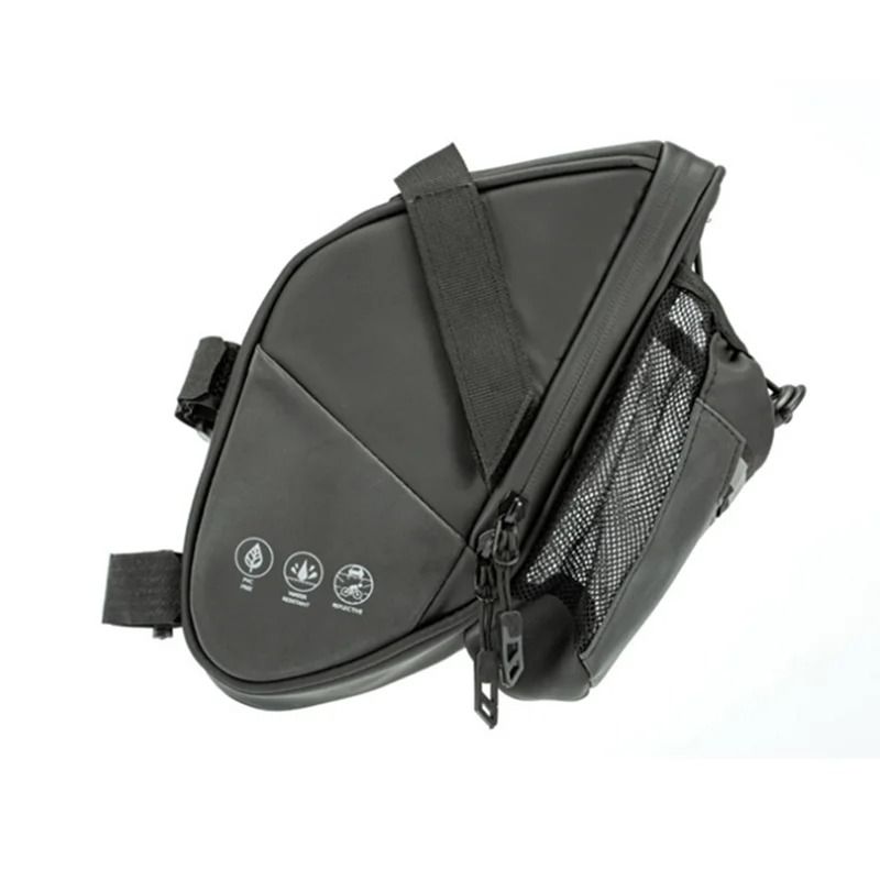 Waterproof Bike Saddle Bag  Rear UnderSeat Storage With Bottle Pocket And Reflective Strips For MTB 7