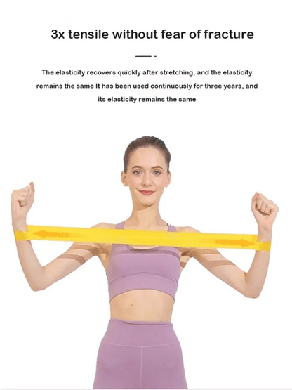 Premium 5Piece Resistance Loop Exercise Band Set For Strength Training 3