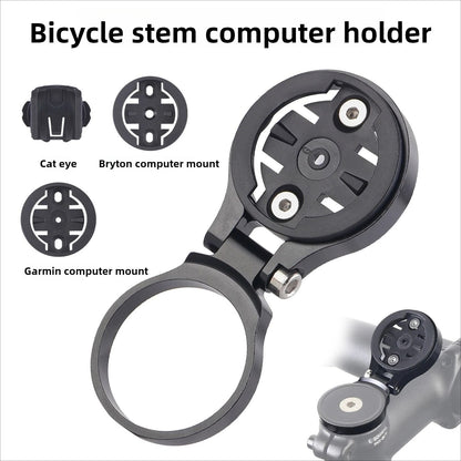 Aluminum Alloy Bicycle Computer Holder Mount for GPS Speedometers and Phones