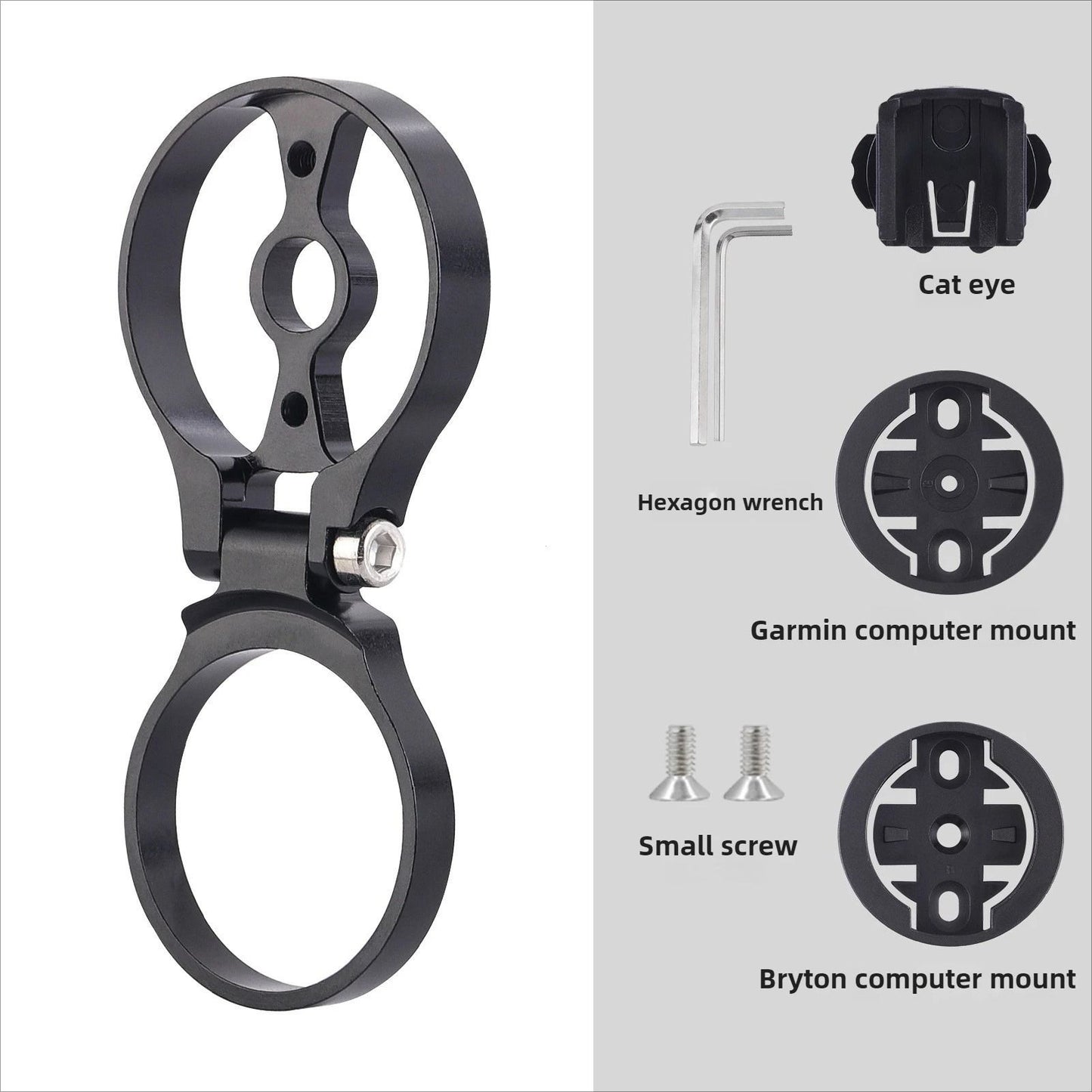 Aluminum Alloy Bicycle Computer Holder Mount For GPS Speedometers And Phones 7