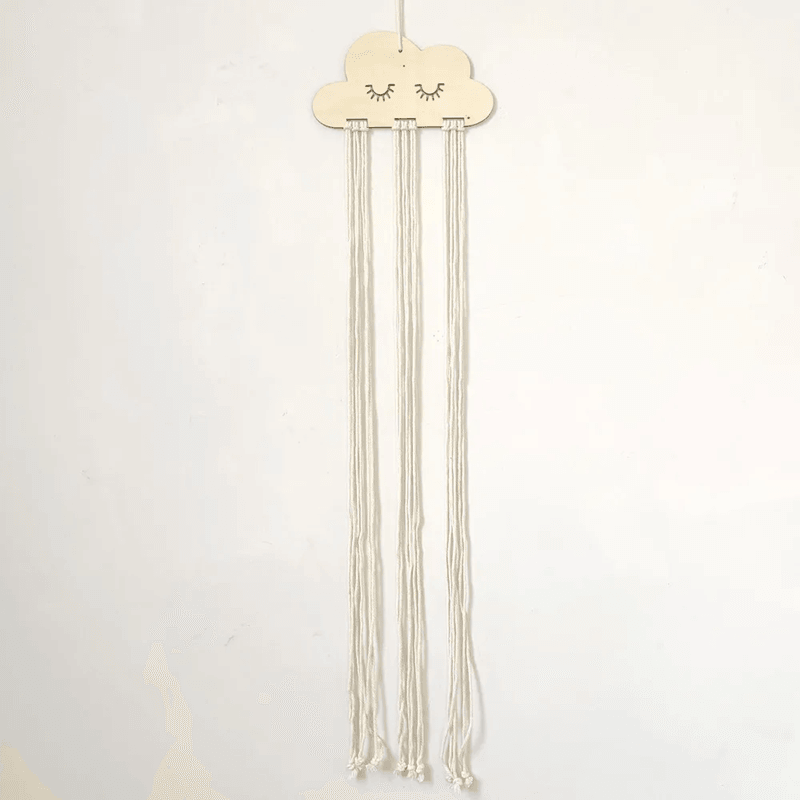 CloudShaped Solid Wood HairAccessory  Jewelry Organizer 2