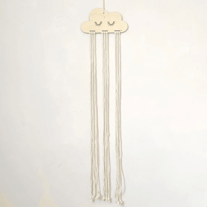 CloudShaped Solid Wood HairAccessory  Jewelry Organizer 2