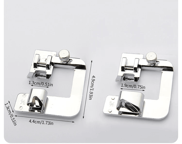 Professional Rolled Hem Presser Foot Set 9 Mm25 Mm For Sewing Machines 2