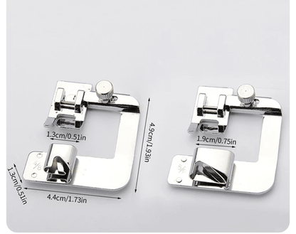 Professional Rolled Hem Presser Foot Set 9 Mm25 Mm For Sewing Machines 2