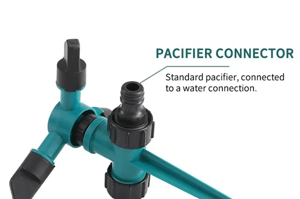 360 Rotating ThreeArm Garden Sprinkler Head For Yard Irrigation 4