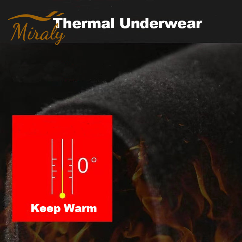Winter Warm Men Underwear Set Fleece Thermal Long  Compression Tights Sports Fitness Undershirts Tr