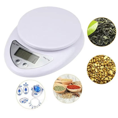 Precision Pro 5kg LED Digital Kitchen Scale  Compact Food  Weighing Balance 3