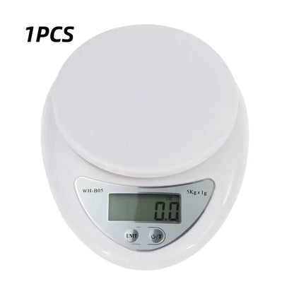 Precision Pro 5kg LED Digital Kitchen Scale  Compact Food  Weighing Balance 6