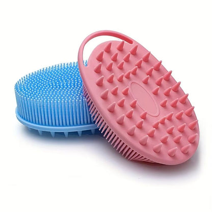 DualSpa Silicone 2in1 Shower Brush  Body  Scalp Exfoliator 3