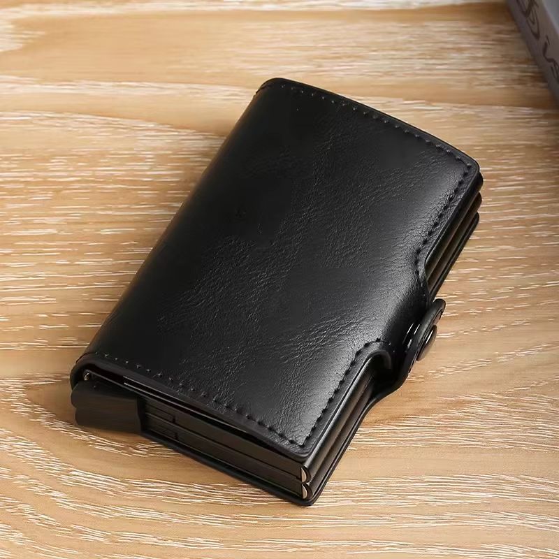 RFIDShield DuoAlloy PopUp Card Wallet  PU Leather  Aluminum Alloy 5