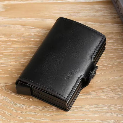 RFIDShield DuoAlloy PopUp Card Wallet  PU Leather  Aluminum Alloy 5