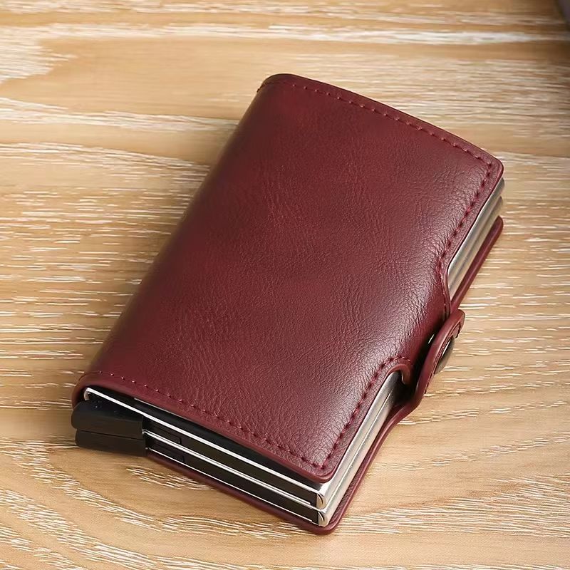 RFIDShield DuoAlloy PopUp Card Wallet  PU Leather  Aluminum Alloy 8