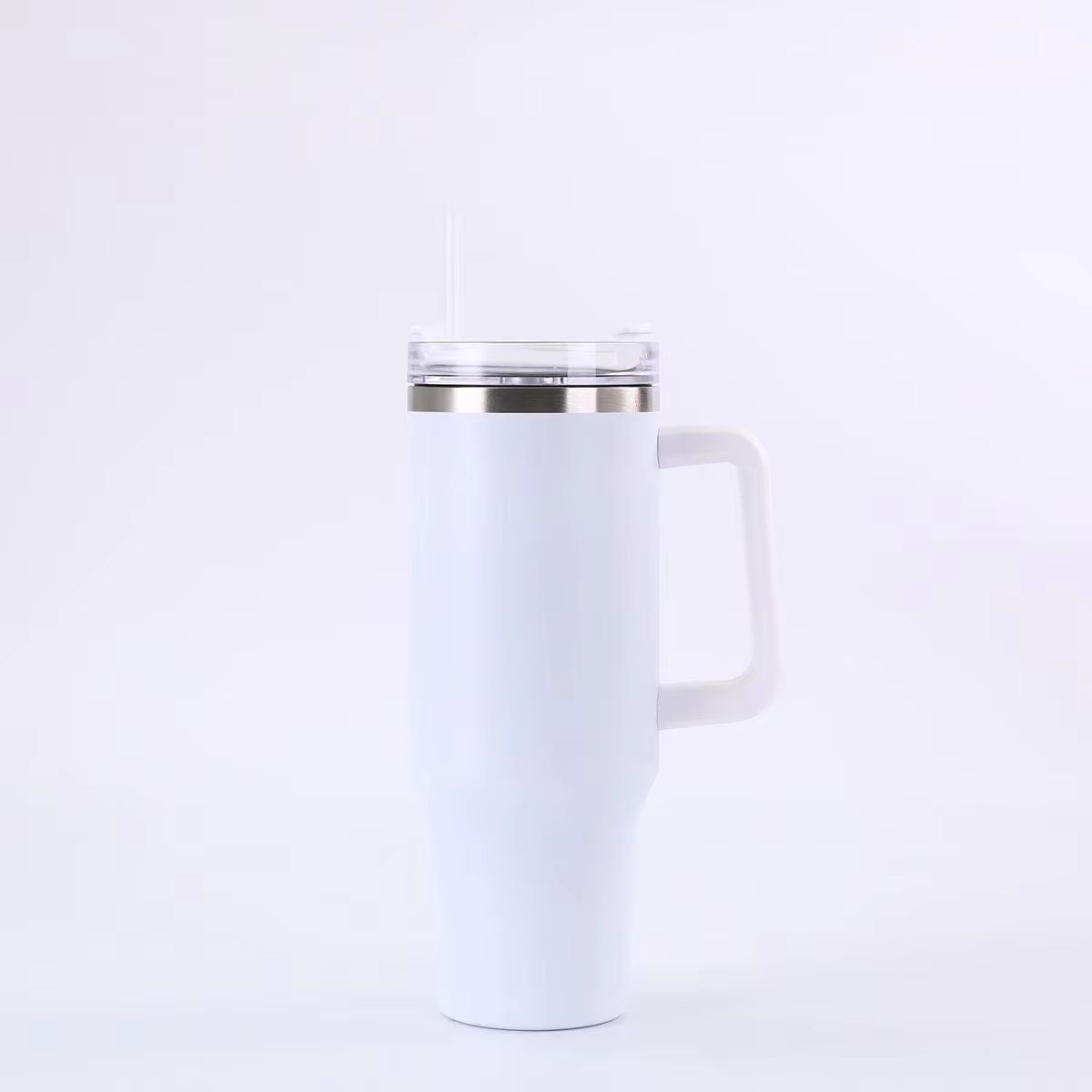 MegaSip 1200 ML40 Oz DoubleWall Insulated Tumbler  Handle  Straw Travel Cup 8